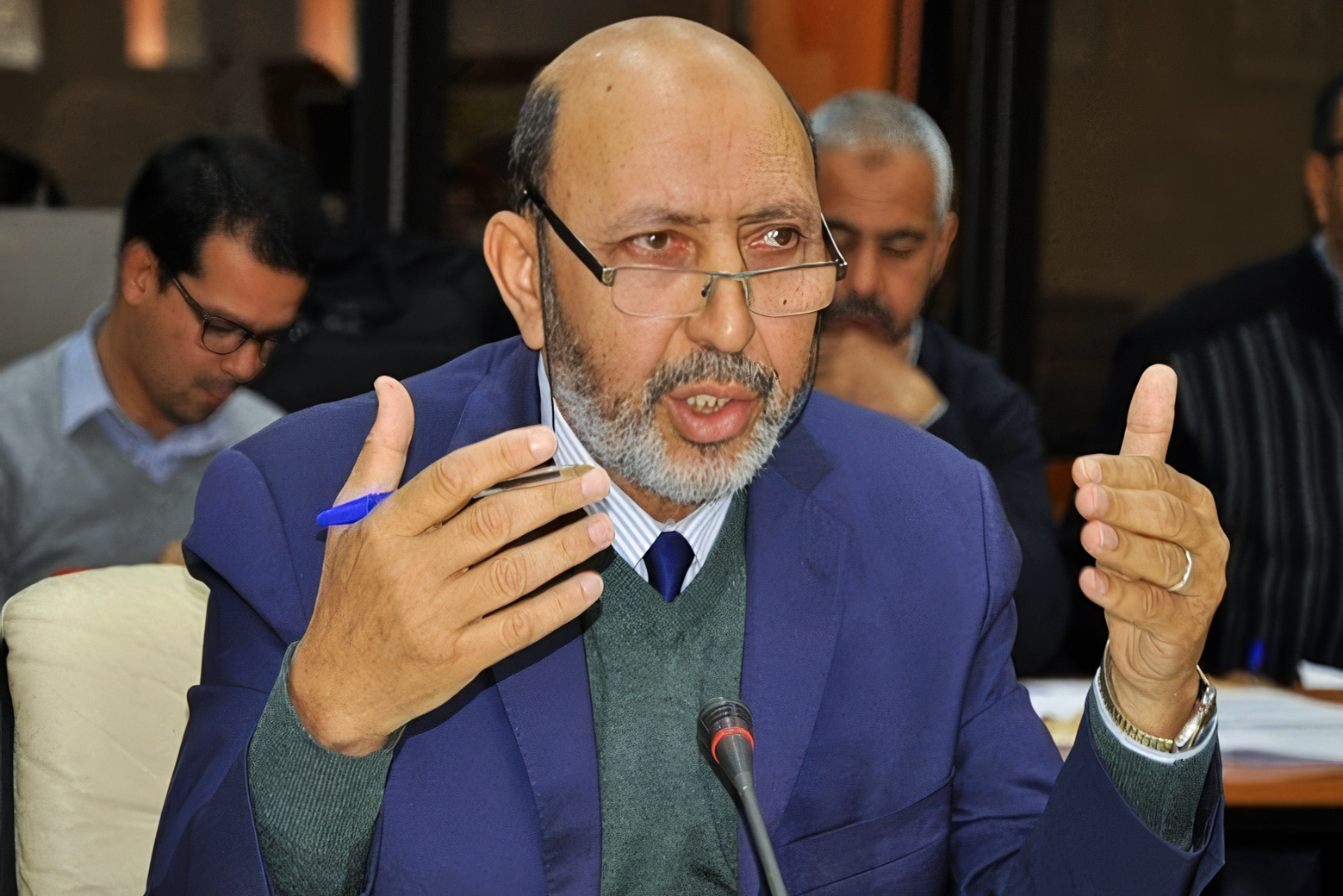 Mohamed Larbi Belcaid, ex-président de la commune de Marrakech.