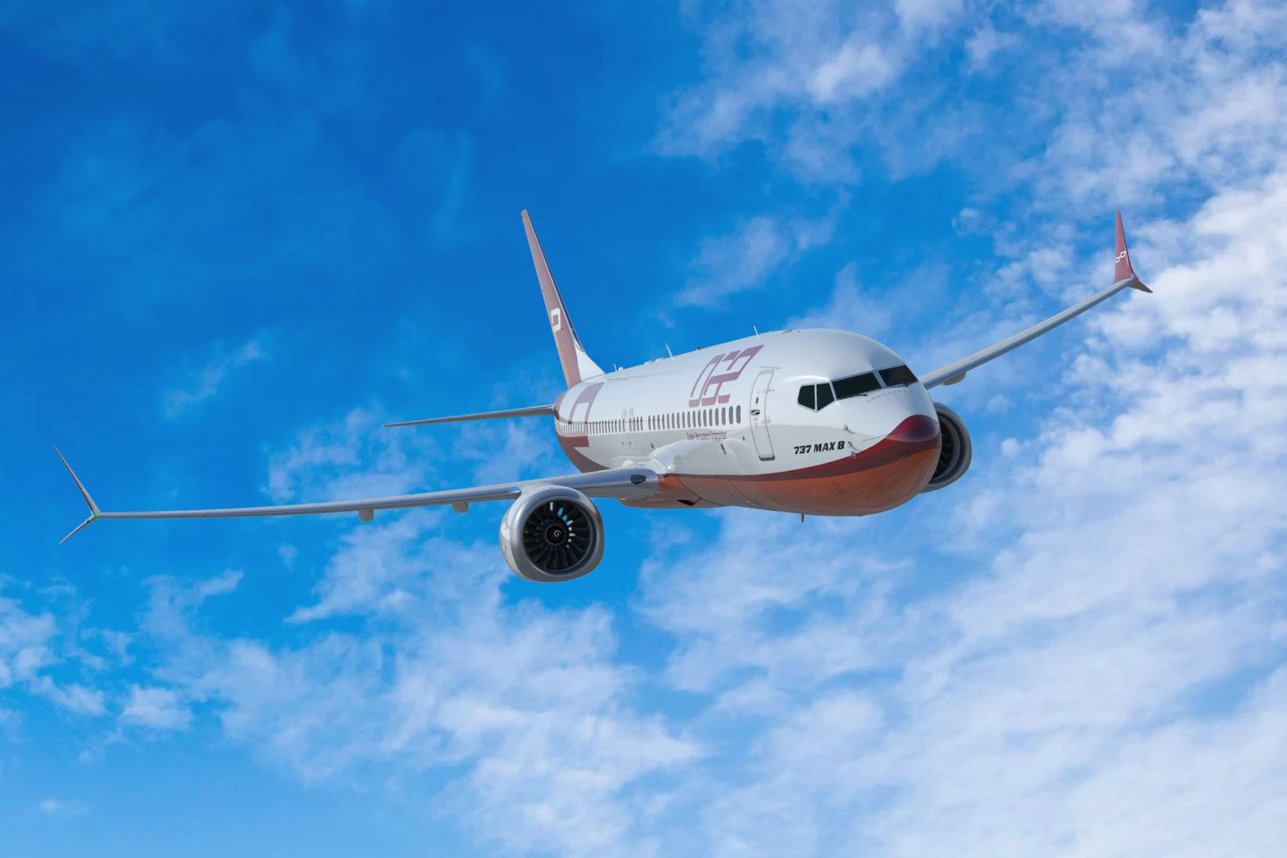 Un Boeing 737-8 de Dubai Aerospace Enterprise.