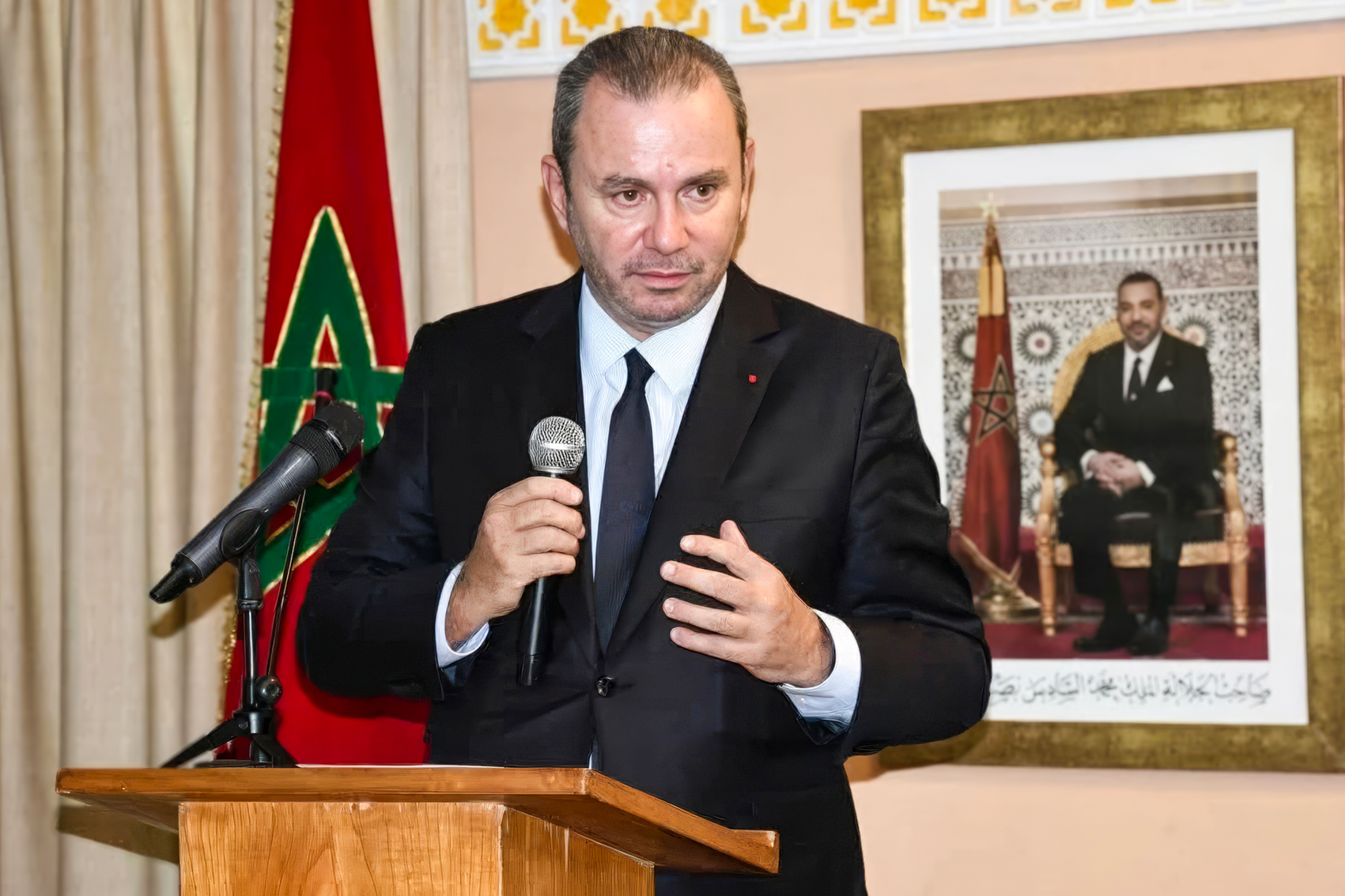 Christophe Lecourtier, ambassadeur de France au Maroc.