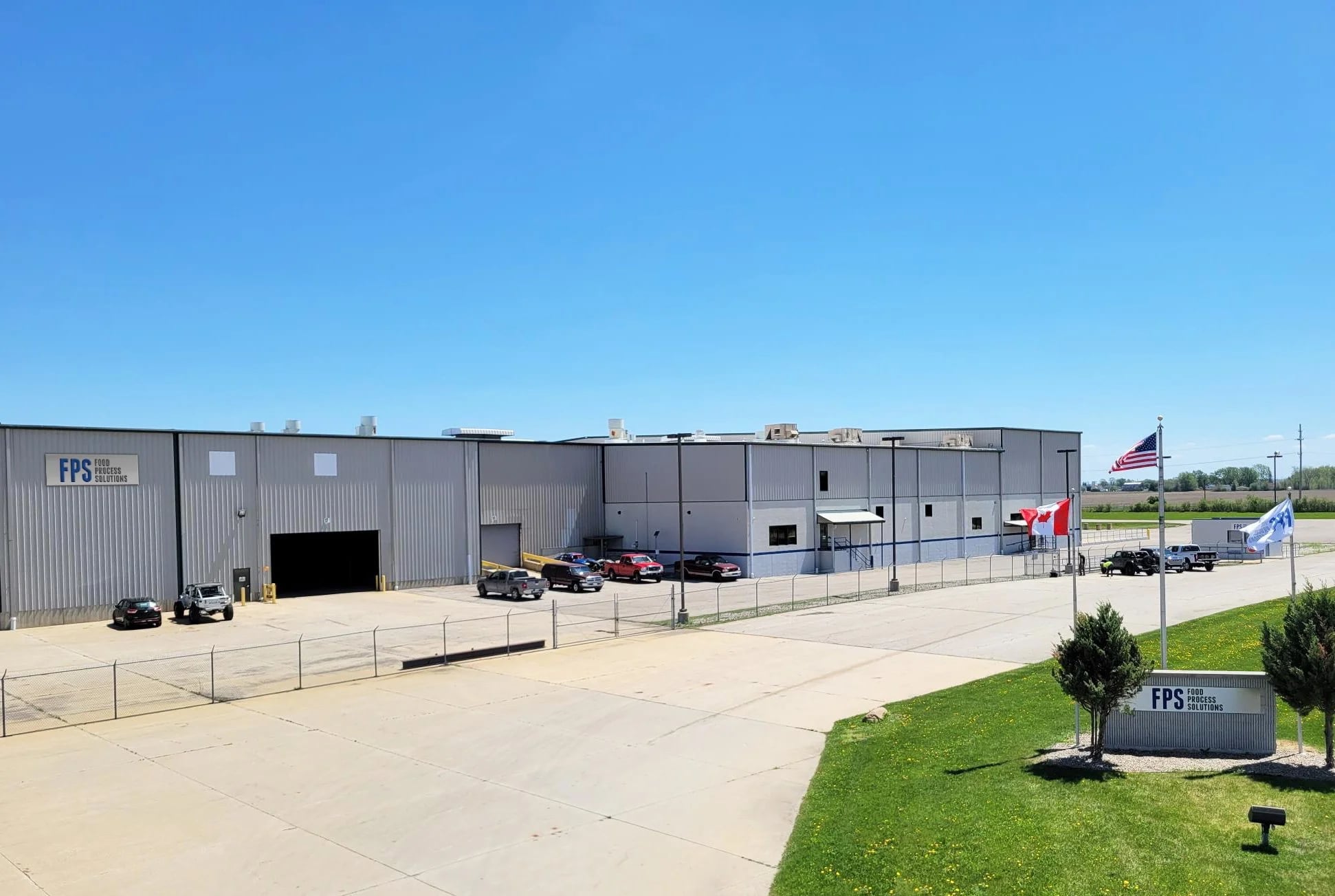 Une plateforme logistique du Canadien FPS en Amérique du Nord.