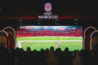 Une fan zone installée par l'ONMT lors du match d'ouverture de la CAN 2025.