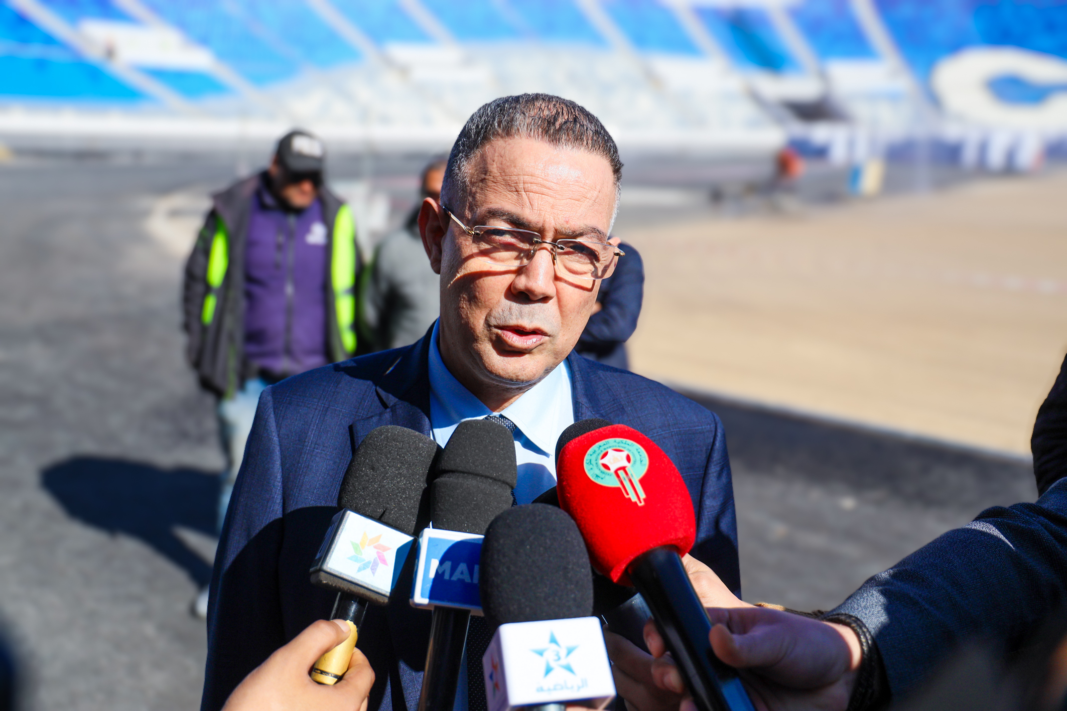 Fouzi Lekjaa, président de la Fédération royale marocaine de football.