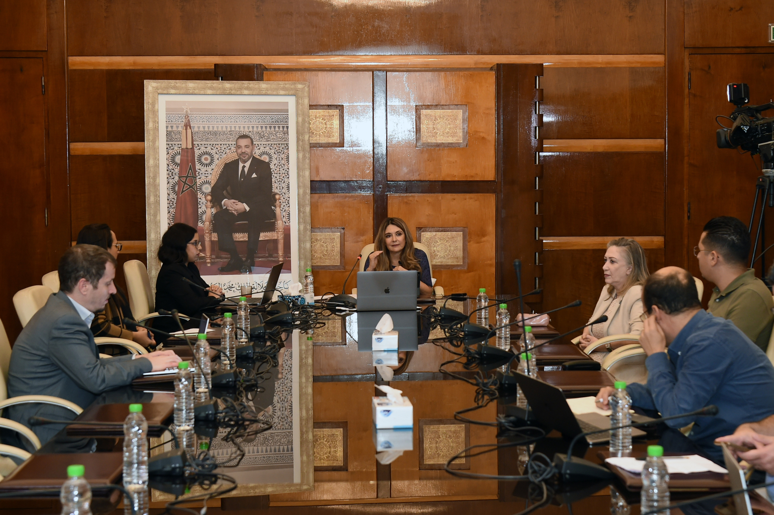 Amal Idrissi lors de la résentation du rapport annuel 2023 de l’Observatoire marocain de la très petite et moyenne entreprise (OMTPME)