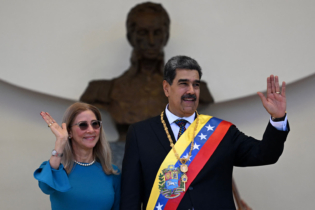 Le président du Venezuela Nicolas Maduro et son épouse Cilia Flores.