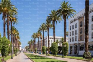 L'Avenue Mohammed V à Rabat.