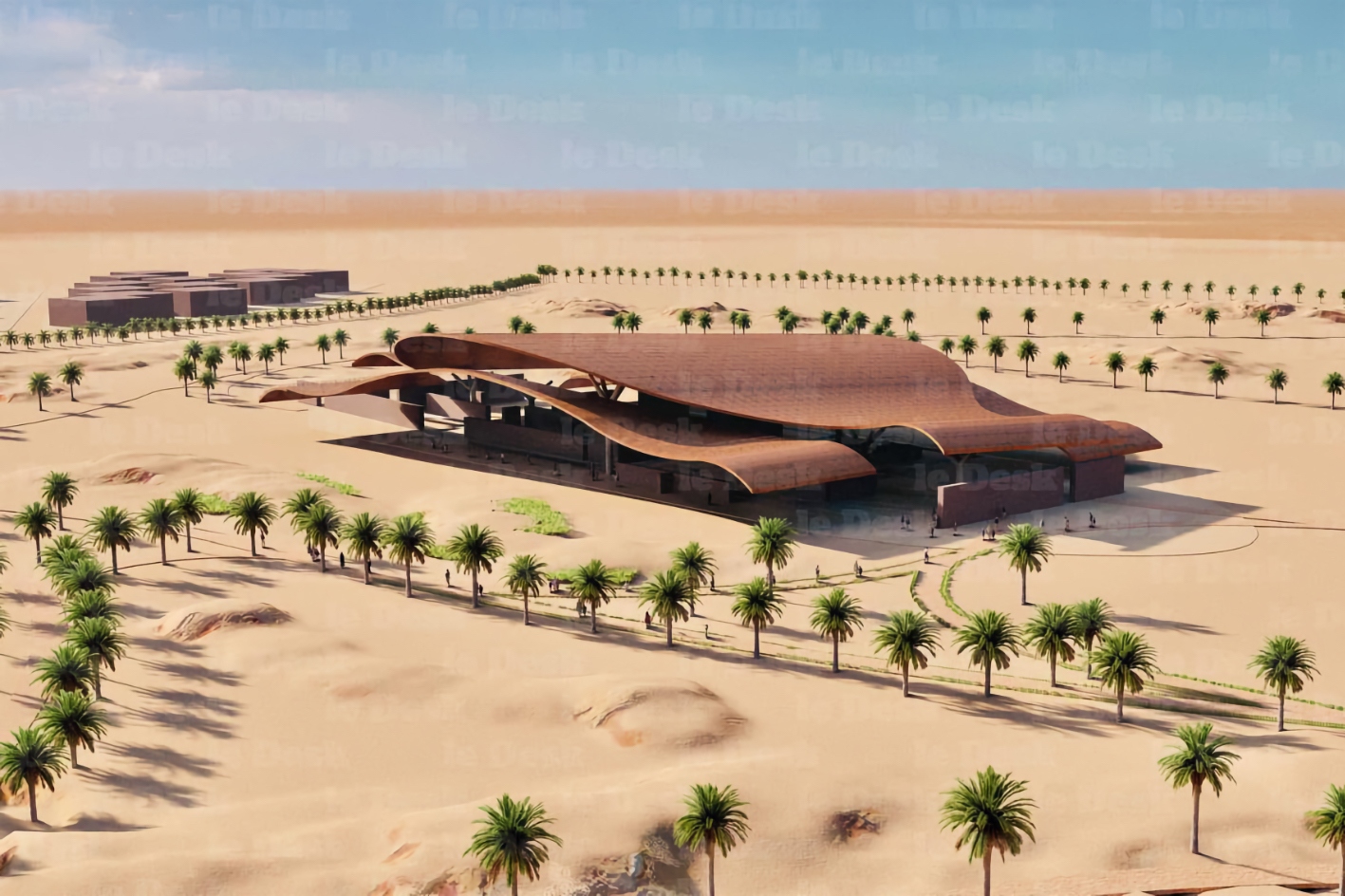 Une maquette numérique du projet de sauvegarde et de valorisation du site archéologique de Sijilmassa.