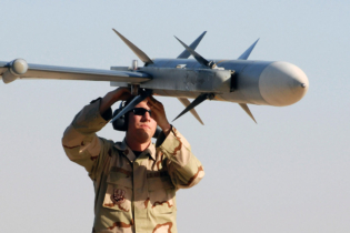 Un missile AIM 120 AMRAAM.