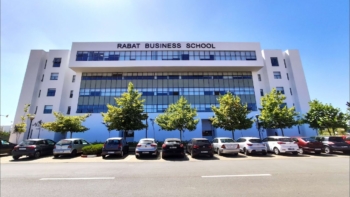 Le campus de Rabat Business School (RBS) de l'Université internationale de Rabat.