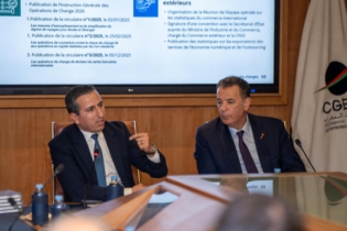 Driss Benchikh, directeur de l’Office des Changes et Chakib Alj, président de la CGEM