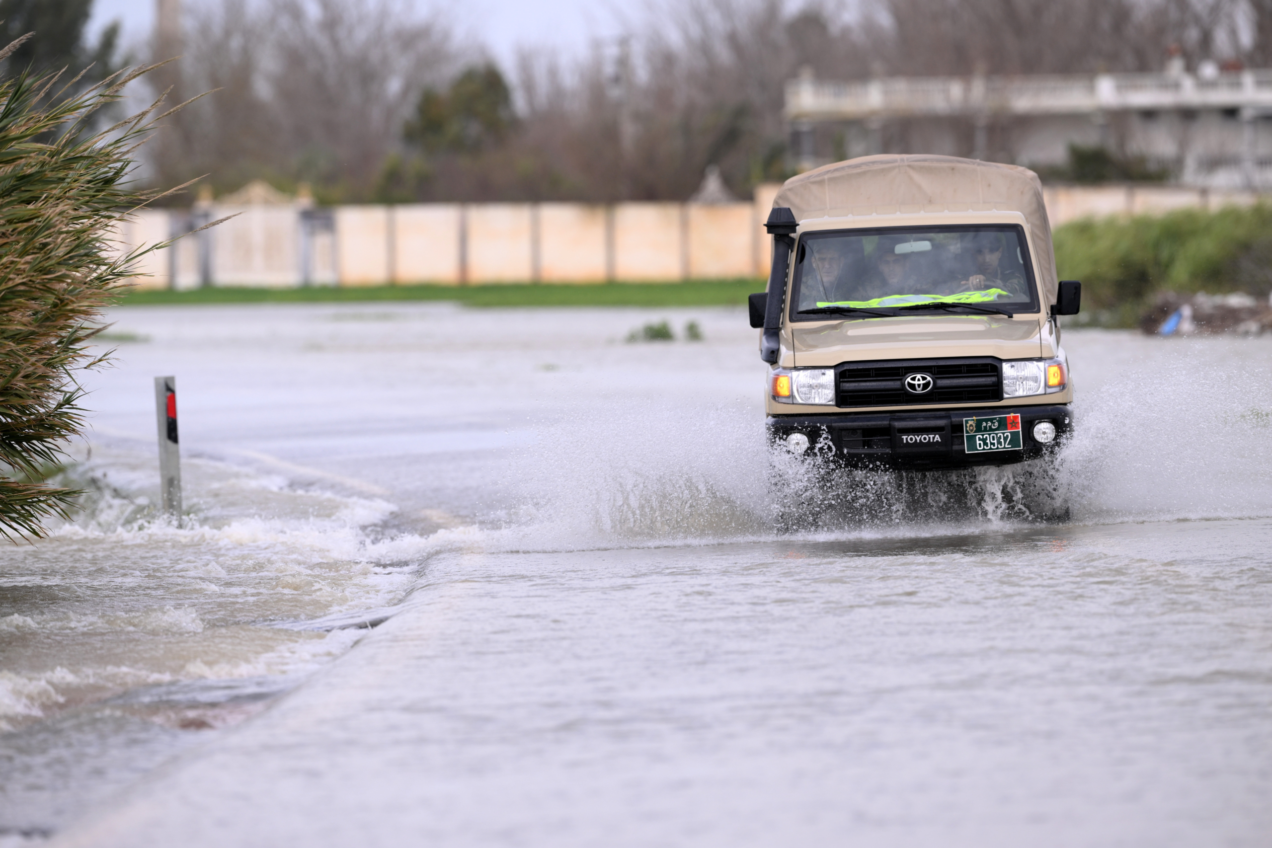 Ksar El Kébir affectée par les inondations consécutives aux fortes précipitations