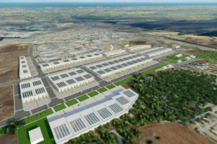 Une maquette numérique de la future Zone d'accélération industrielle Ouled Saleh II à Nouaceur.