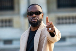 Le chanteur congolais Gims, de son vrai nom Gandhi Djuna.