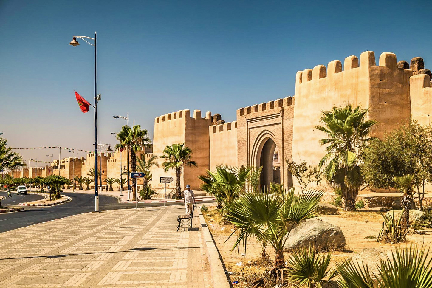 Les remparts historiques de la ville de Taroudant.
