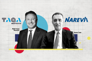 Majid Iraqui Housseini, président du directoire de Taqa Morocco, et Ayman Taud, président-directeur général de Nareva Holding.