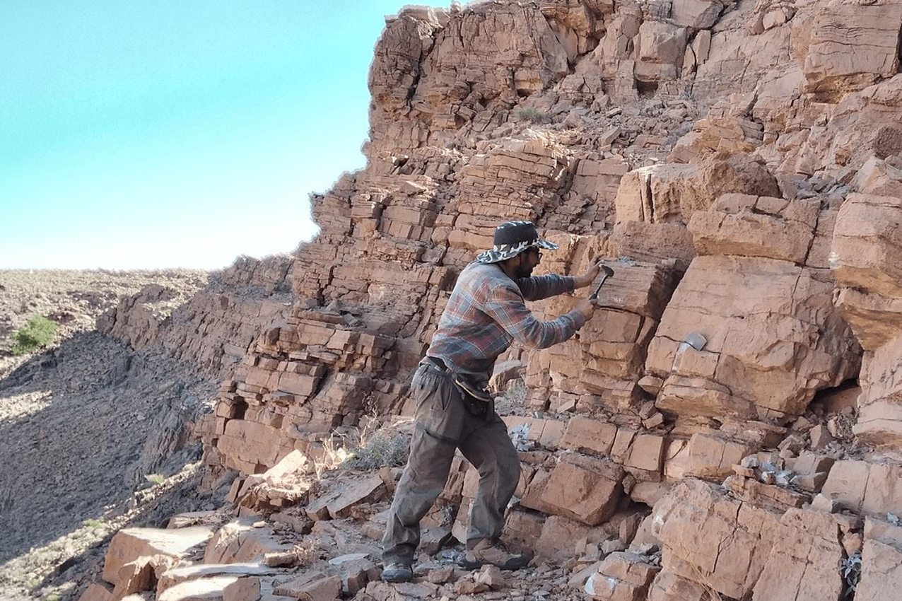 Des opérations de fouille menées par Aterian sur le site de Akka, dans l'Anti-Atlas occidental marocain.