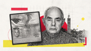 Avi Golan, alias Yair Bibert, alias Aharon Zada, alias Alberto Safra, alias Shalom Ohayon et son faux passeport américain.