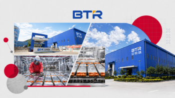 Une unité industrielle du groupe chinois BTR New Material.
