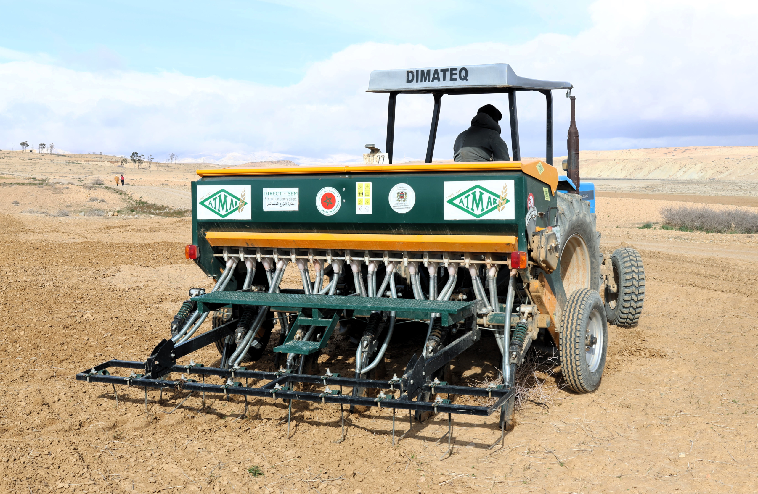 Un agriculteur de Guercif.