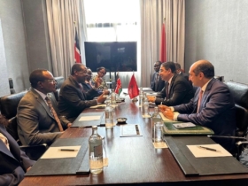 Nasser Bourita s'est entretenu, ce jour à Nairobi, avec le 1er Secrétaire du Cabinet et Secrétaire du Cabinet des AE et de la Diaspora de la République du Kenya, M. Musalia Mudavadi