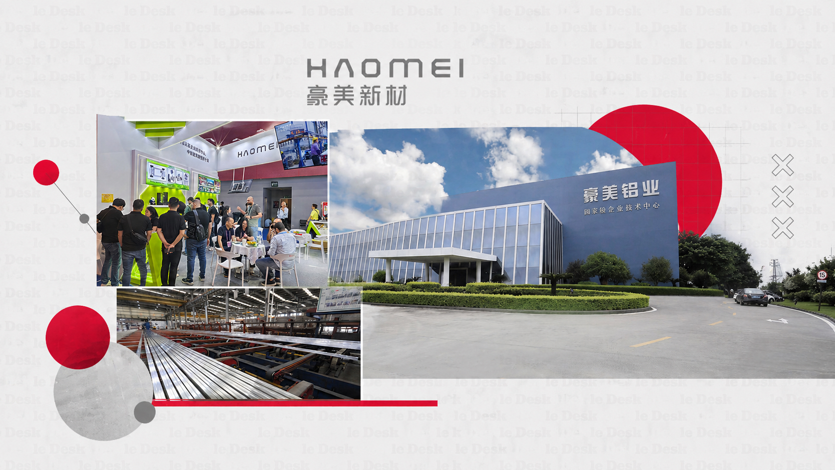 Guangdong Haomei New Materials, fabricant chinois de profilés d'aluminium coté à Shenzhen