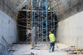 l’état d’avancement des travaux de construction du barrage Targa Ou Madi