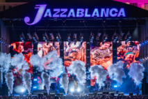Lors d'un concert de l'édition 2025 du festival Jazzablanca.