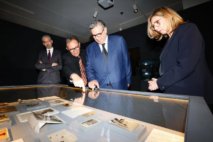 Le Chef du gouvernement Aziz Akhannouch lors de l'inauguration de la rétrospective « Mohamed Melehi, œuvre en héritage », au Musée Mohammed VI d'art moderne et contemporain (MMVI) à Rabat, le 29 avril 2026.