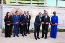 Lors de l'inauguration du nouveau consulat des États-Unis à Casablanca, à Casablanca Finance City, le 30 avril 2026.