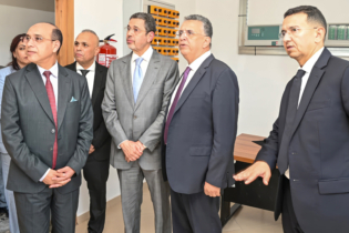Abdellatif Ouahbi, ministre de la Justice, lors de l'inauguration du nouveau bâtiment de la section de la justice de la famille à Salé, le 4 mai 2026.