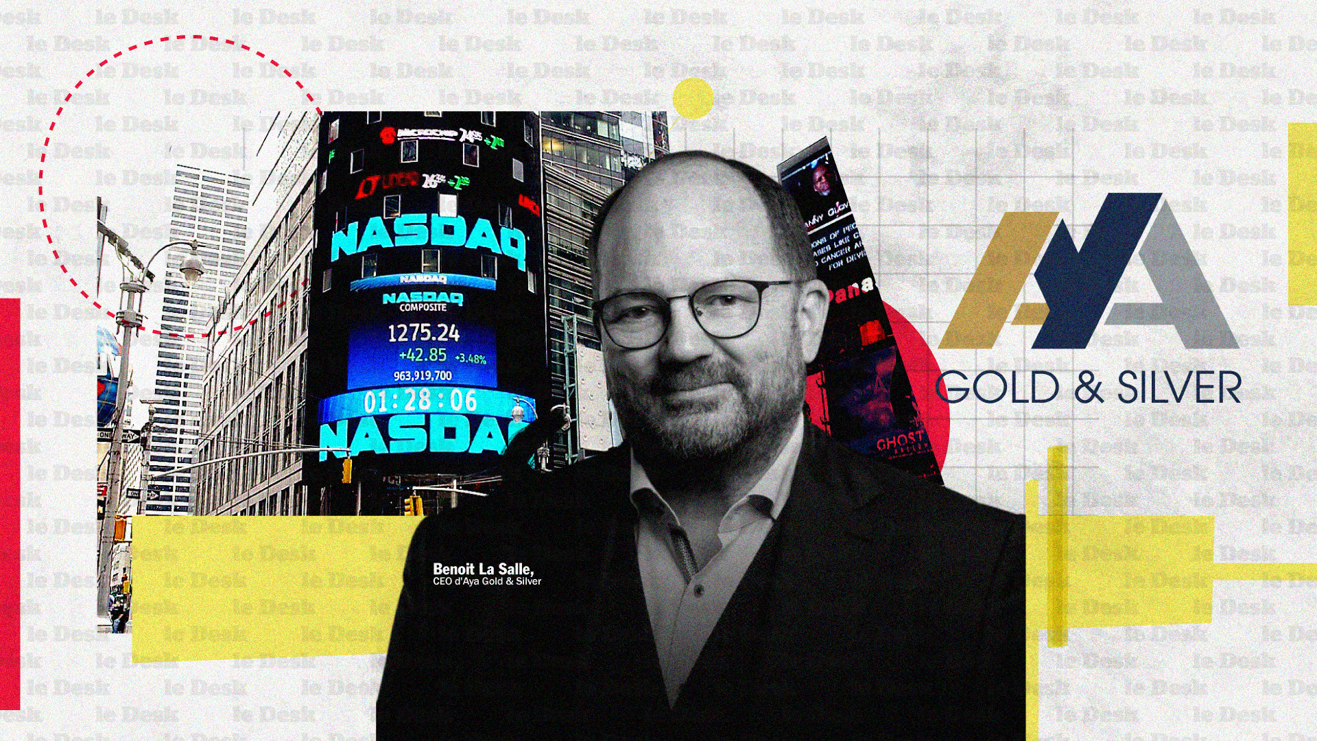 Benoit La Salle, CEO d'Aya Gold & Silver.