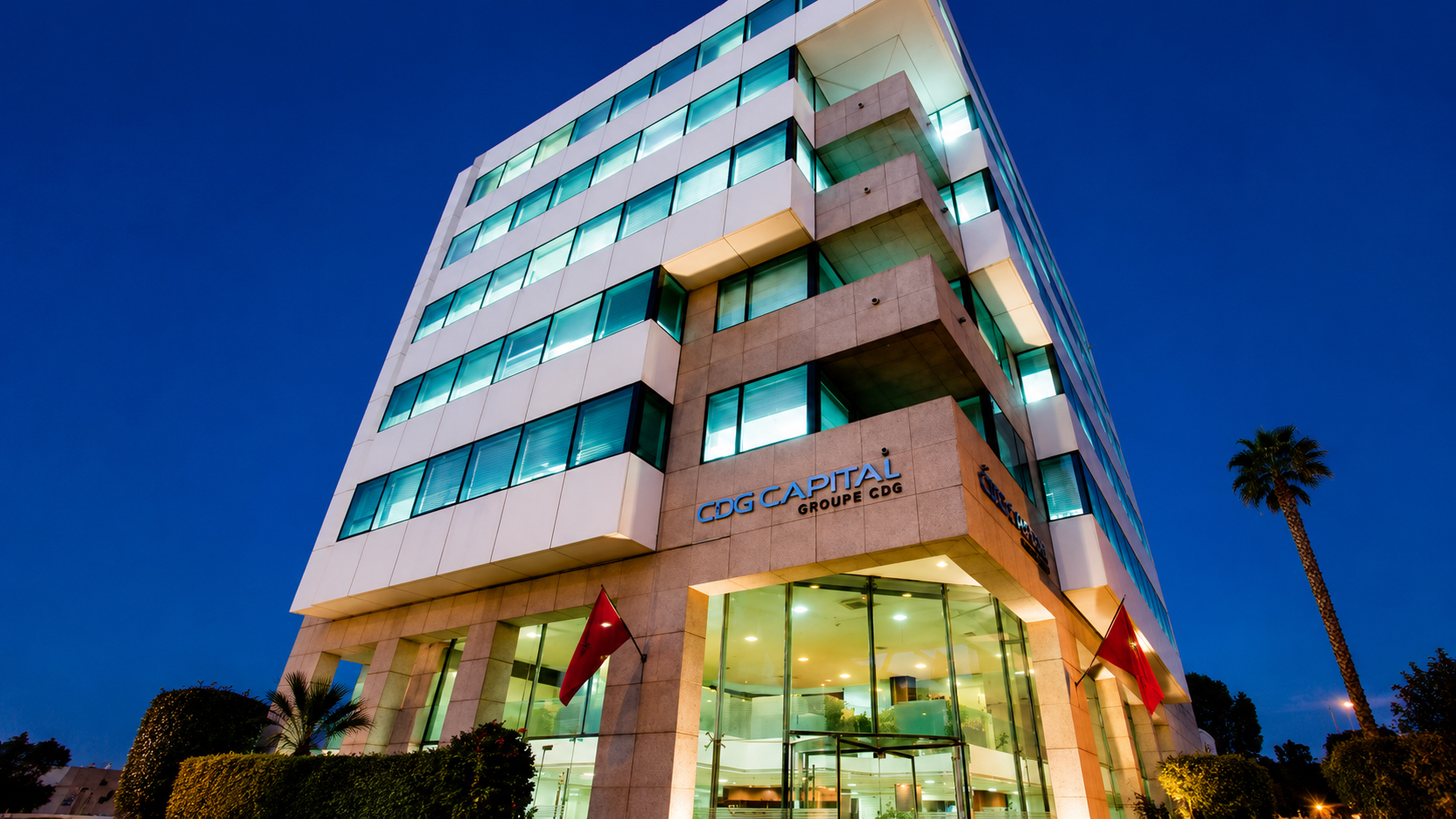 Siège de CDG Capital à Rabat.