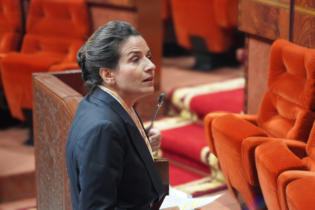 Leila Benali, ministre de la Transition énergétique et du Développement durable, à la Chambre des représentants, le 4 mai 2026.
