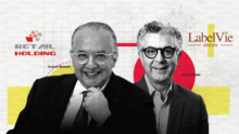 Zouhair Bennani, président-directeur général de Retail Holding, et Rachid Hadni, président du conseil d'administration de Label'Vie.