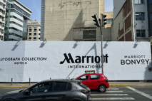 Le chantier bloqué du Marriott Bonvoy, situé dans le centre-ville de Casablanca.