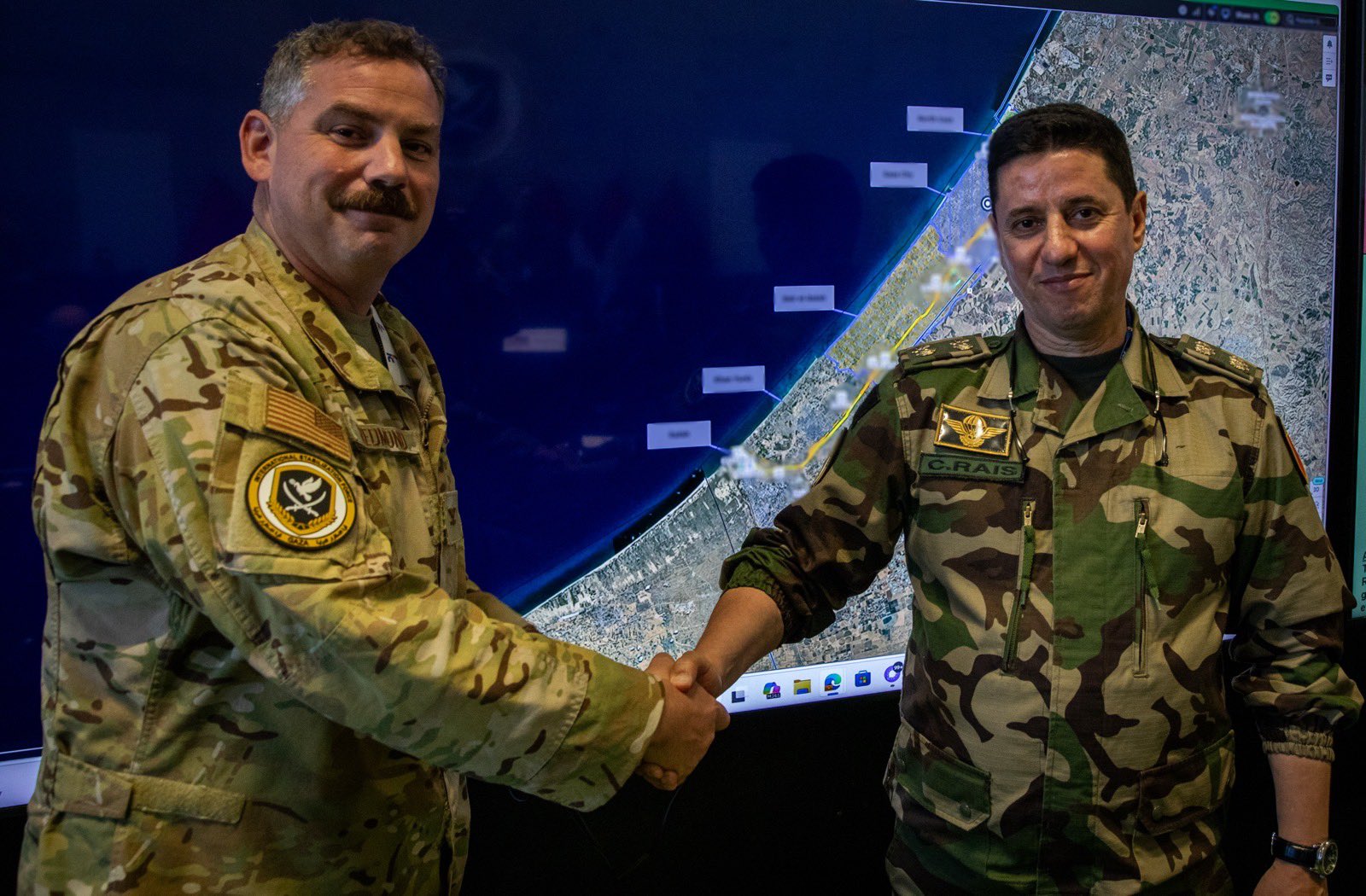 Un militaire marocain de la FIS à Kiryat Gat.