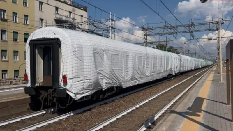 L'ancien train Intercity « préemballé » pour le Maroc