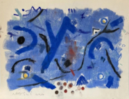 Mohamed Nabili, Pastel sans titre, 1989.