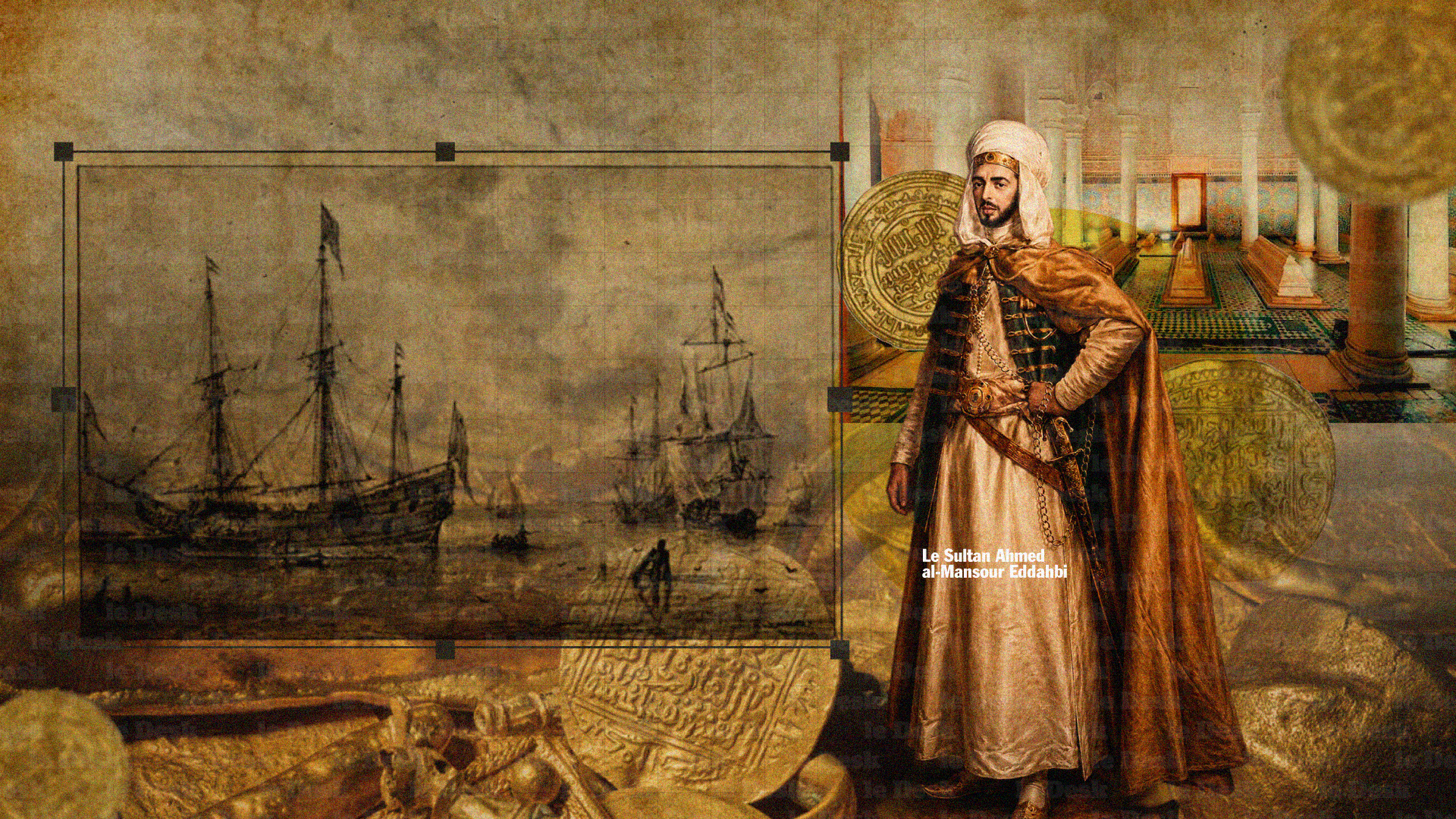 Le Sultan saadien Ahmad al-Mansour.