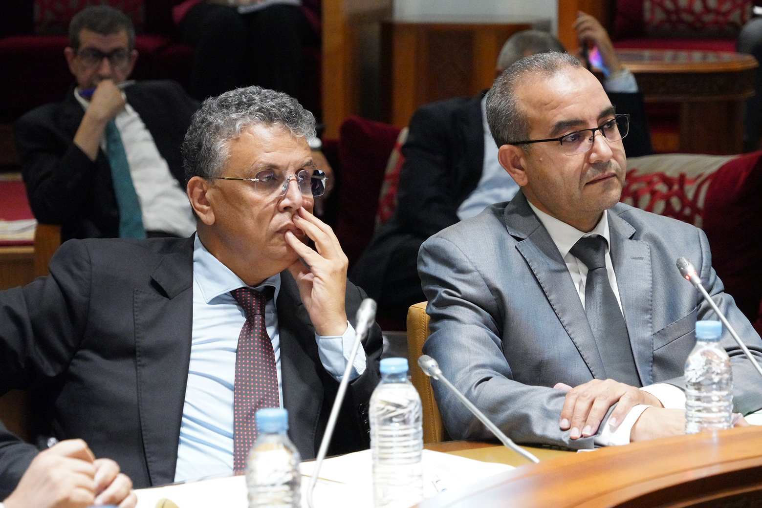 Le ministre de la Justice, Abdellatif Ouahbi, lors de la réunion de la commission de la justice de la Chambre des représentants pour la deuxième lecture du projet de loi relatif à l'organisation de la profession d'avocat, le 2 juillet 2026.