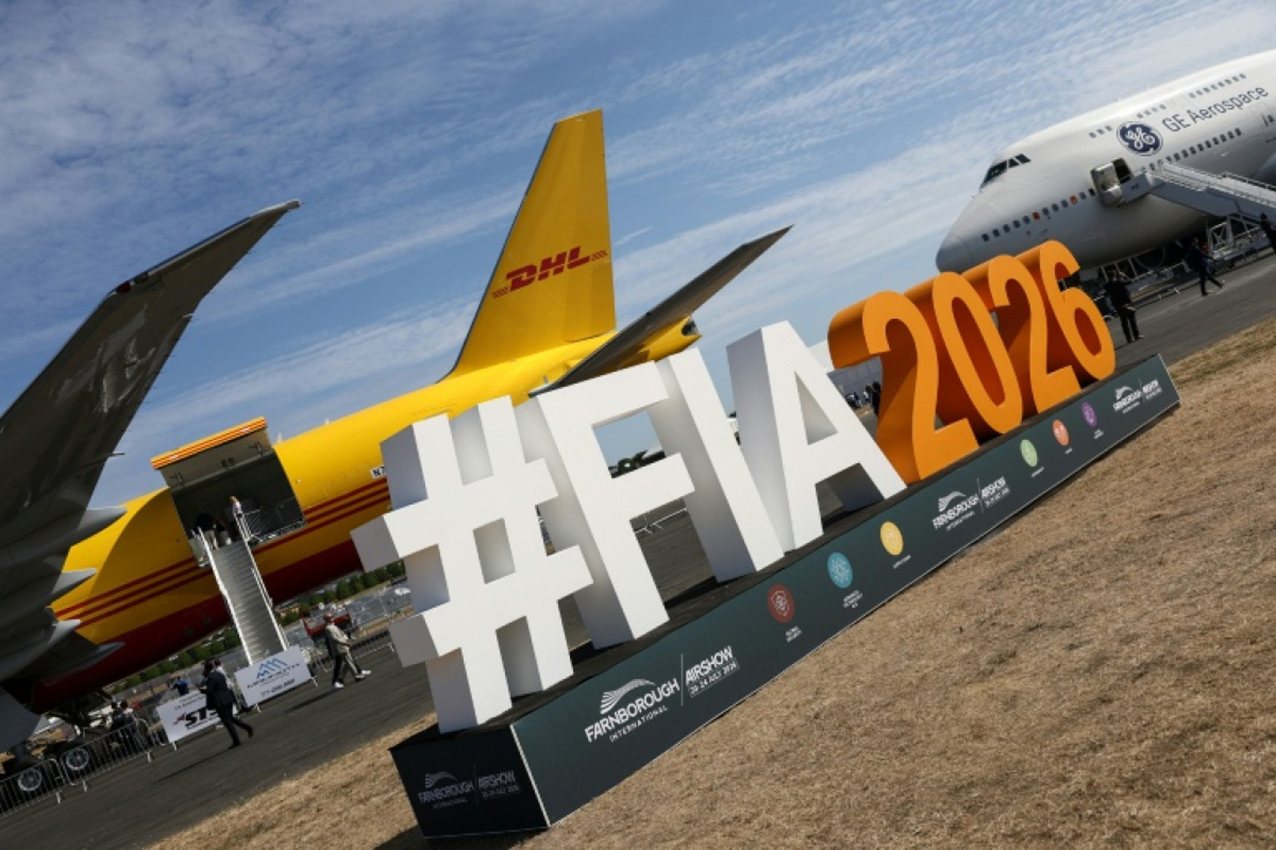 L'édition 2026 du Farnborough International Airshow, au Royaume-Uni.