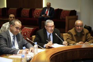 Lors de la réunion de la commission de justice de la Chambre des représentants pour l'examen du projet de loi organisant la profession d'adoul, en janvier 2026.