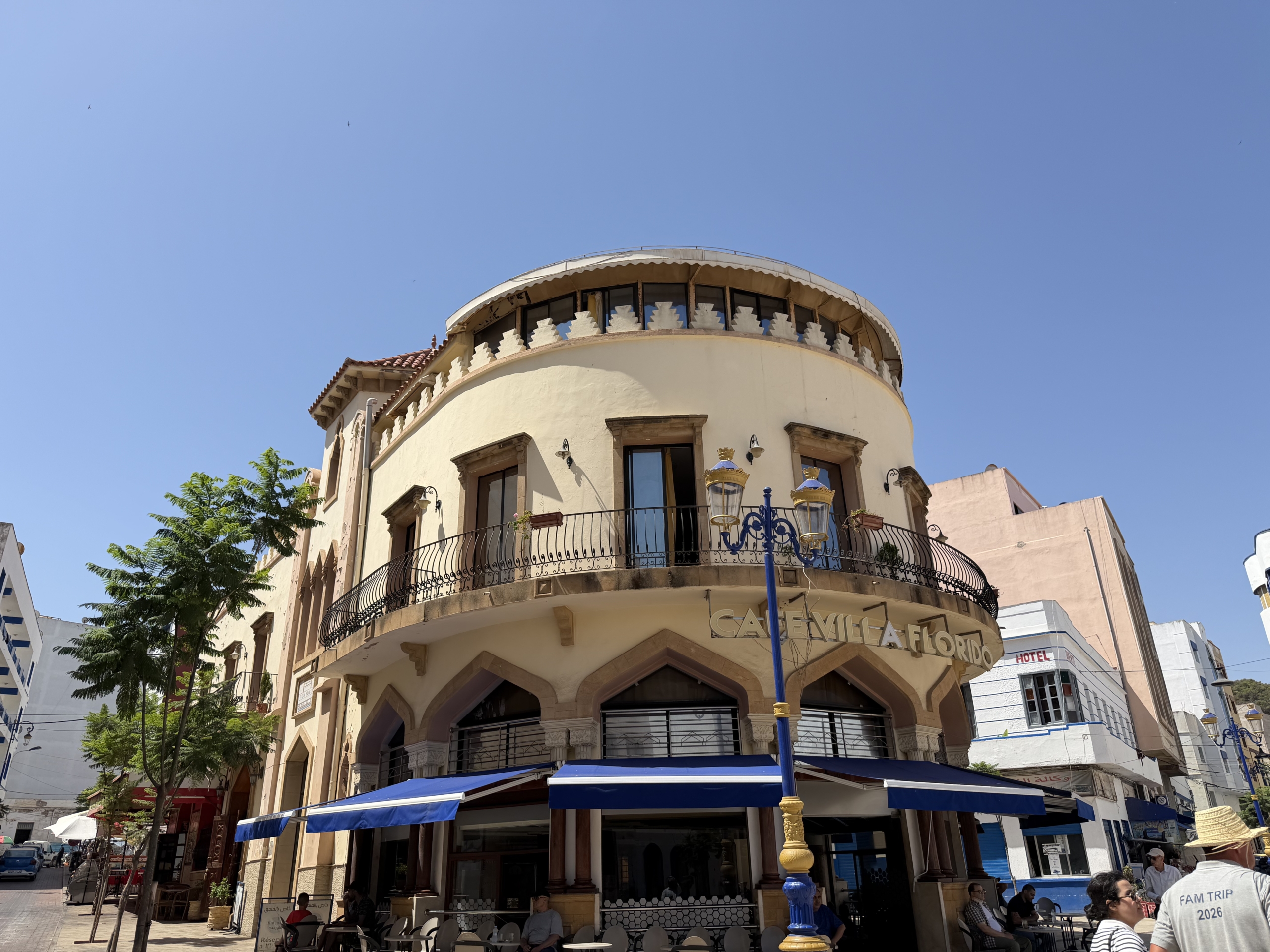 Le centre-ville espagnol d'Al Hoceima. C