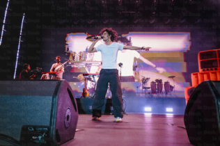 Le rappeur franco-espagnol Ino Casablanca, lors de son concert sur la scène Anfa Park, le 8 juillet 2026, dans le cadre du Festival Jazzablanca.